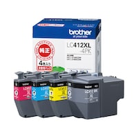 ブラザー 純正インク LC412XLー4PK パック 4色パック（大