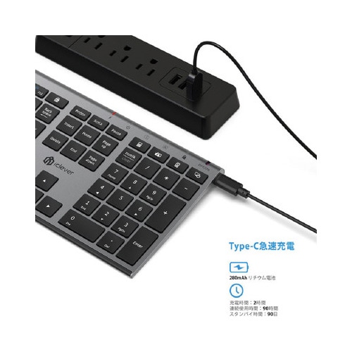 サウザンドショアス キーボード＆マウスセット 無線 静音 薄型の通販