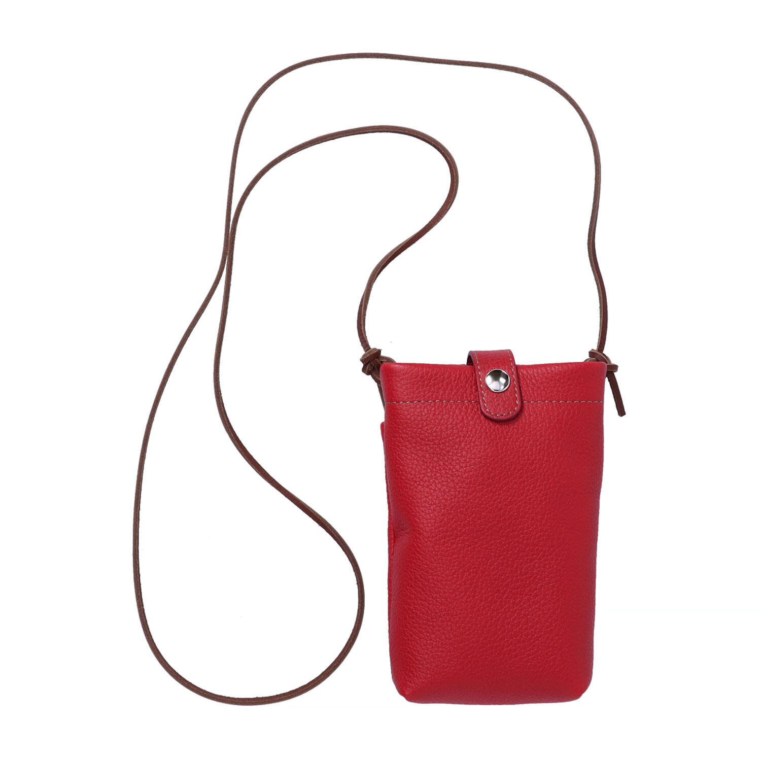 シンプル 牛革 スマホポシェット ミニショルダーバッグ | 有限会社