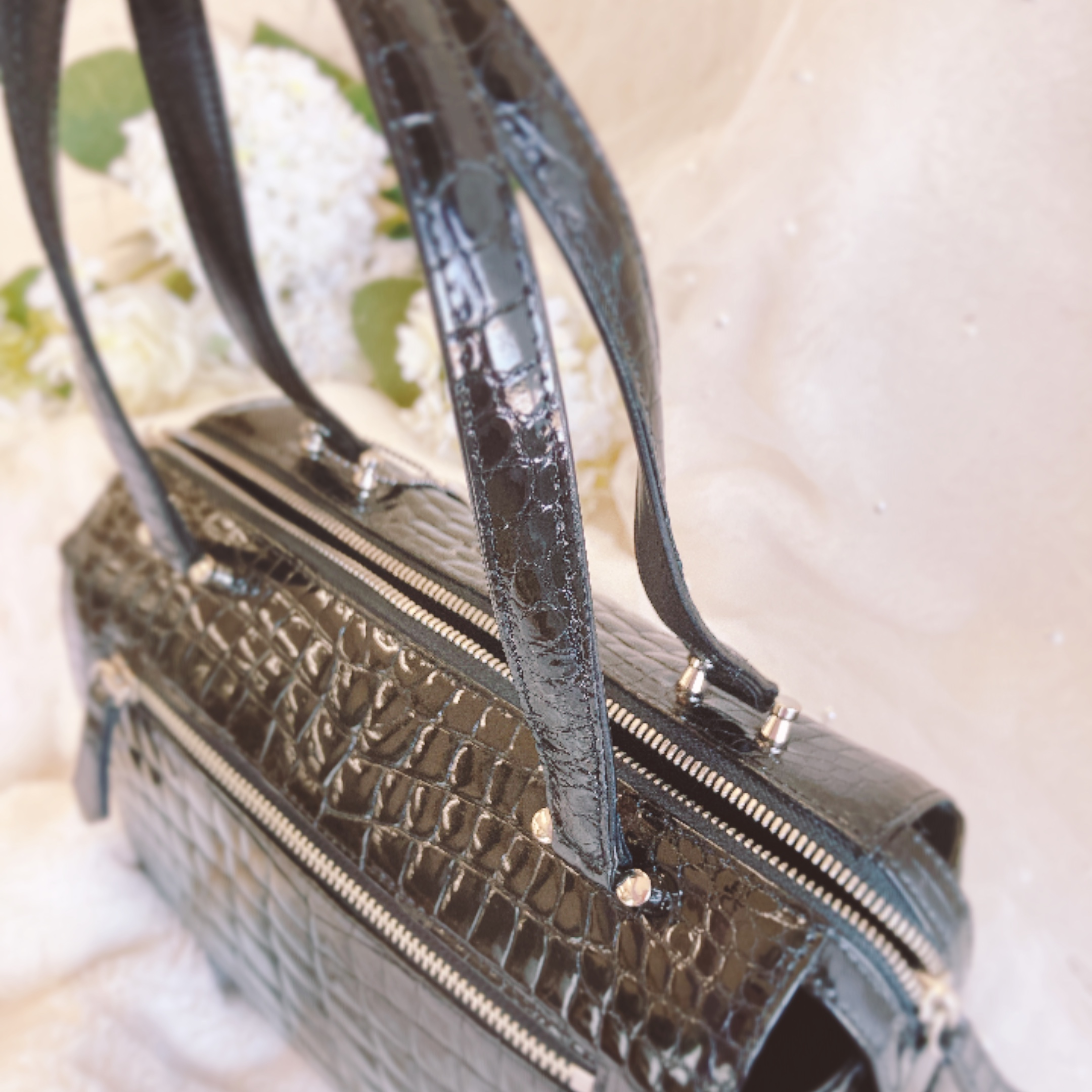 カワノバッグ / 【日本製】 センター取り クロコダイル 本革