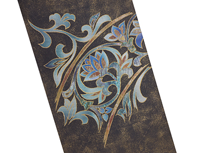 花唐草模様螺鈿錦本金本袋帯 川島織物製(D76260Lv) 特選きもの・帯紹介