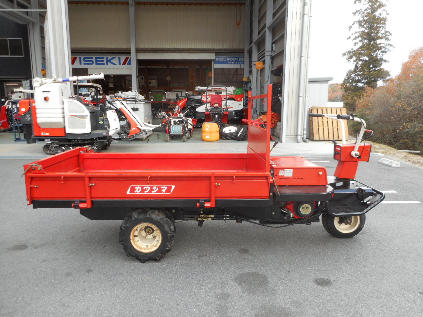 カワシマ 三輪運搬車 SC790DBV 6.0PS 積載重量500㎏ 3輪 ホイール