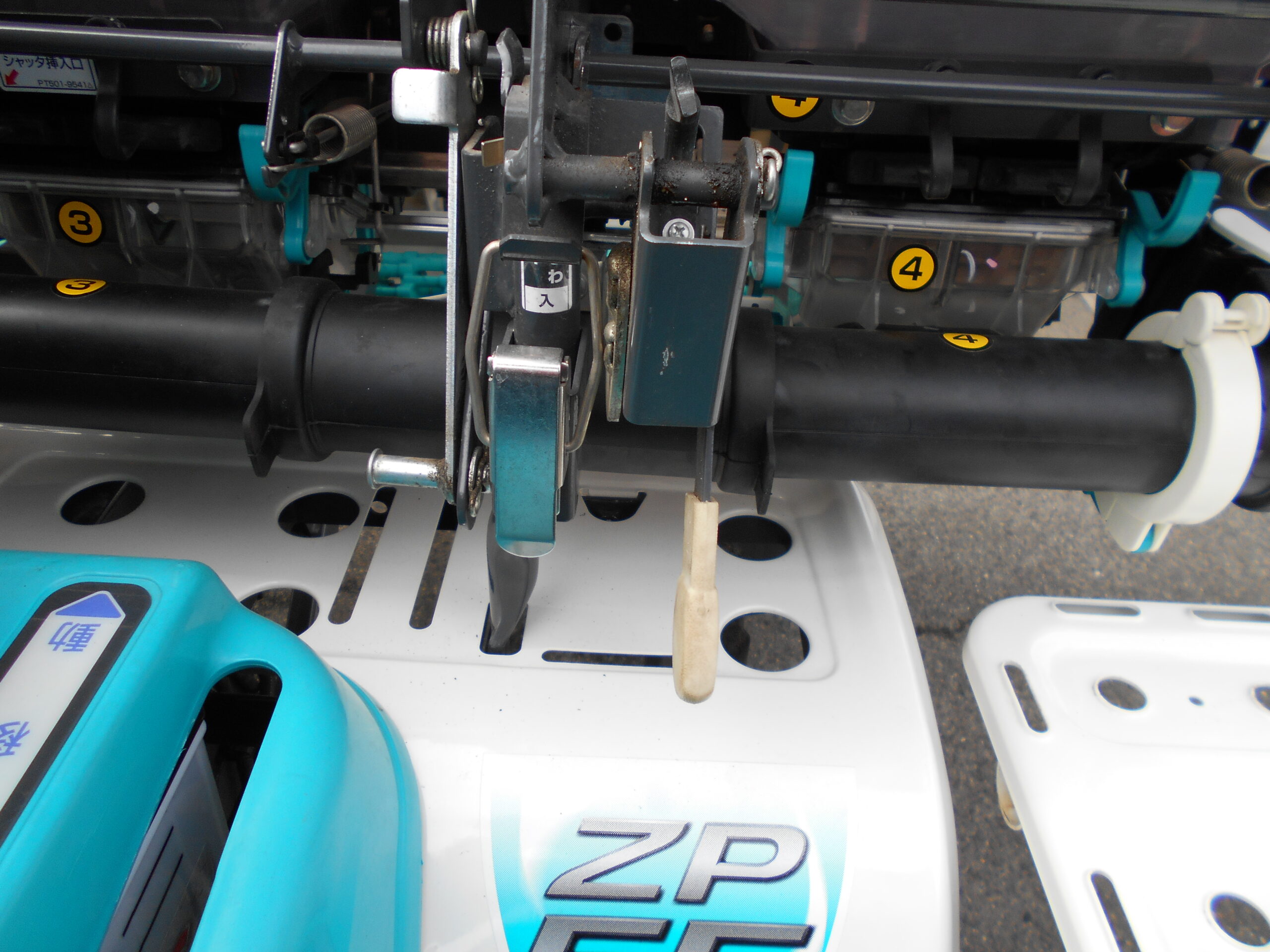 クボタ 田植機 ZP55-F 17ps 使用時間229h 5条植 ロータリ パワステ