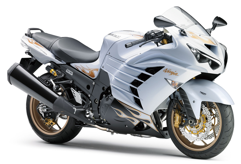 Ninja ZX-14R ABS OHLINS Edition］リヤショックにオーリンズを装着