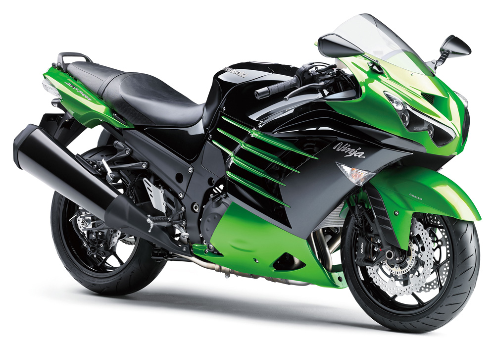 Ninja ZX-14R/ZZR1400/ABS］フラッグシップの2014年モデルに鮮やかな