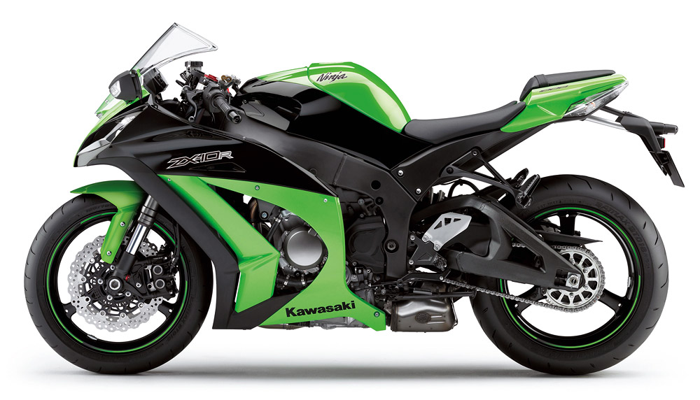 Ninja ZX-10R/ABS］2012年モデルはカラーリングのパターンを変更