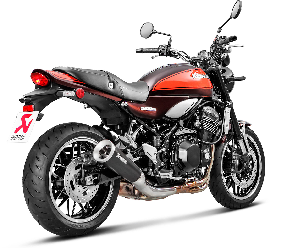 アクラポヴィッチより、Z900RS用のチタン製スリップオンマフラーが登場