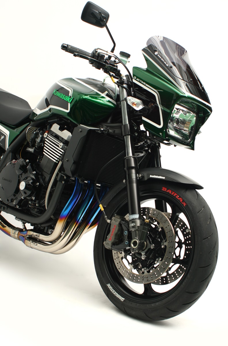 アクティブより、ZRX1200 DAEG用のカウルマウントステー＆フレーム