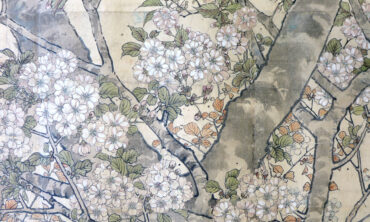 夏にひんやり 雪を表す吉祥文様 