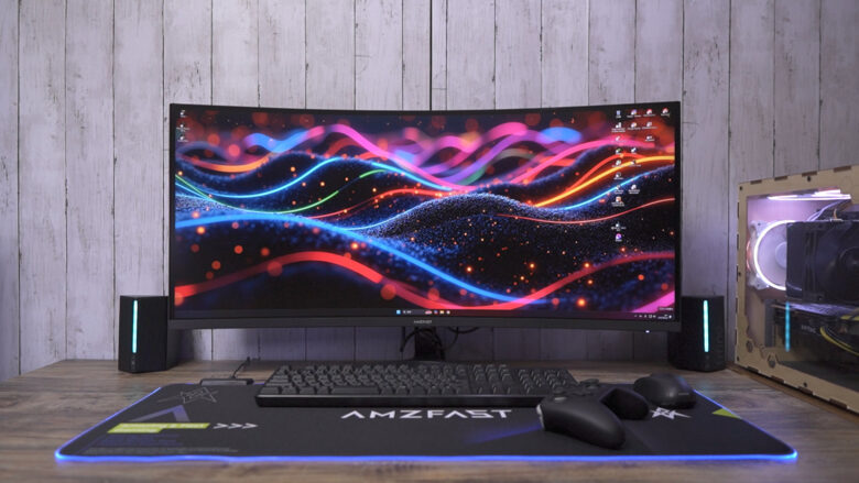 3万円台で240Hz!?】AMZFAST最新34インチ湾曲モニターAMZG34C5Q Pro