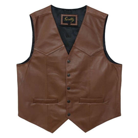 レザーベスト メンズ 革ベスト レザー ベスト 革 ラム革 ブラウン 茶色