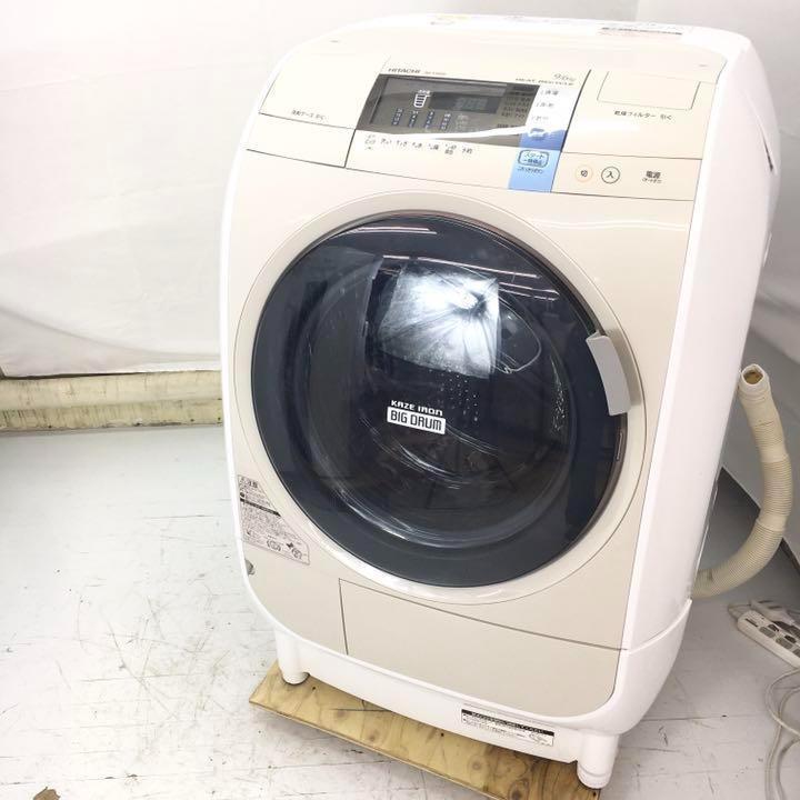 ありさ】HITACHI BD-V3600L ドラム式洗濯機 HITACHI(日立)の9.0kg