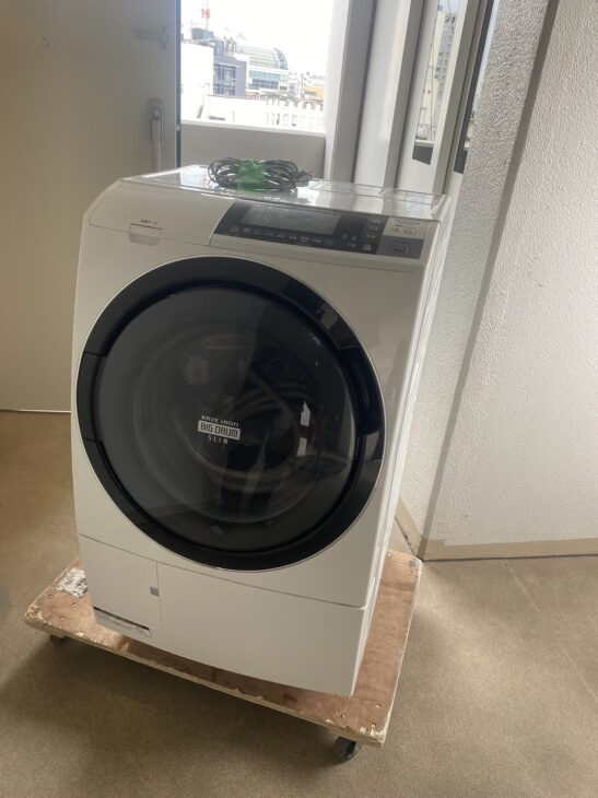 2015年製のドラム洗濯機 BD-S8700L 日立]出張買取 江東区永代にて
