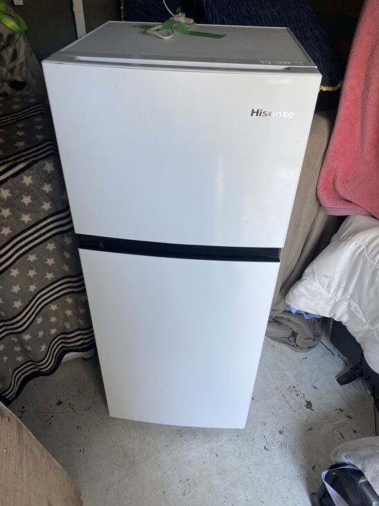 引っ越しに伴う買い替え 【出張買取】ハイセンス 冷蔵庫 HR-B1202