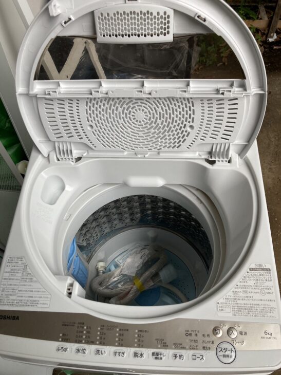 6㎏サイズの洗濯機 AW-6GM1 2022年製（東芝）を吹田市の方より【買取