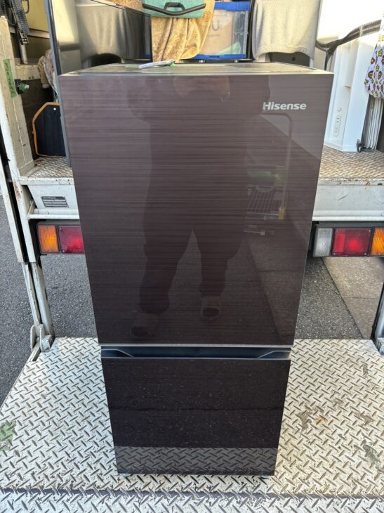2022年製 単身向け2ドア冷蔵庫（ハイセンス HR-G13C-BR）和光市【高価