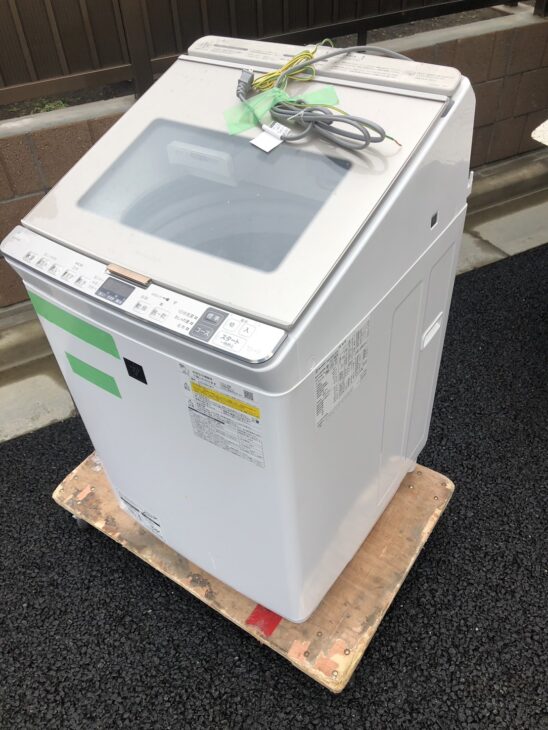 シャープ 乾燥機能付き洗濯機 ES-PH8C-N 2021年製【買取】入間市へ出張