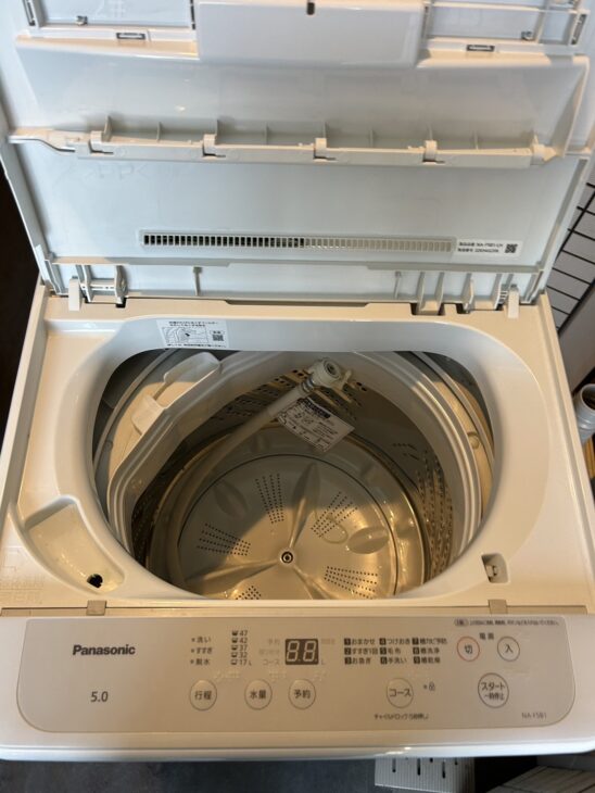 送料込/大阪市引取可能】パナソニック 洗濯機 5L パナソニック 5L洗濯