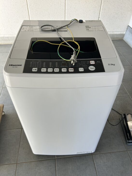 2020年製のHisense 洗濯機 HW-T55Cを浜松市中央区にて【買取】ご案内で