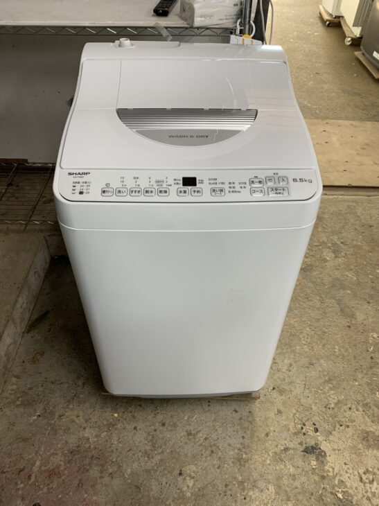 高年式 シャープ 6.5kg 電気洗濯乾燥機 ES-TX6G-S 出張買取で杉並区へ