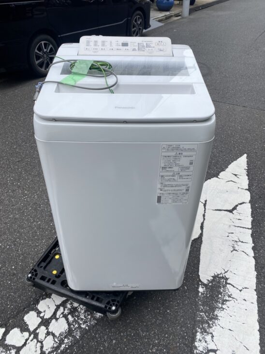 多摩市東寺方でPanasonic 洗濯機 NA-FA70H8 2020年製を拝見！出張買取