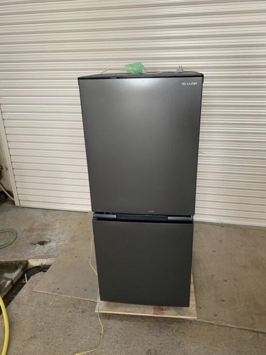 外観にダメージ有【出張査定】あま市本郷取替 シャープ 2ドア冷蔵庫 SJ