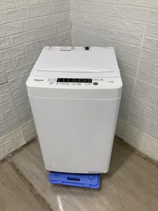 引っ越しで売却【出張買取】城陽市平川室木 Hisense 洗濯機 HW-K55E