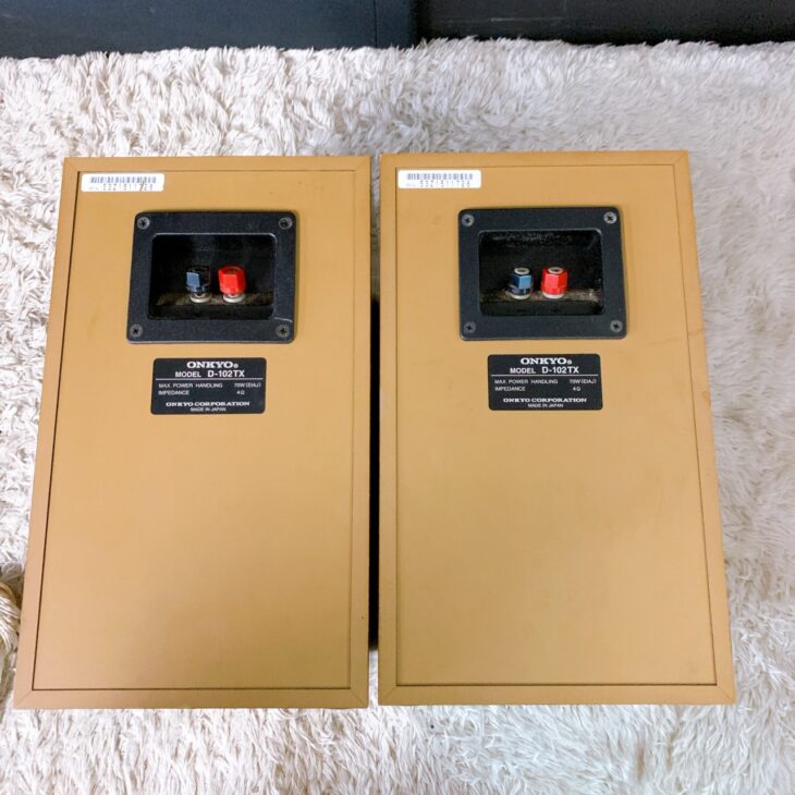 八王子市】ONKYO D-102TX スピーカーを出張買取｜木目が美しい高音質