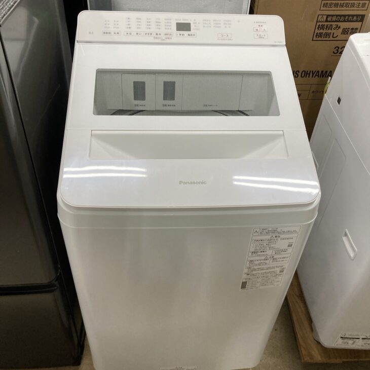 静岡県菊川市パナソニック 全自動洗濯機 NA-FA8K1 8.0kg きれいな状態