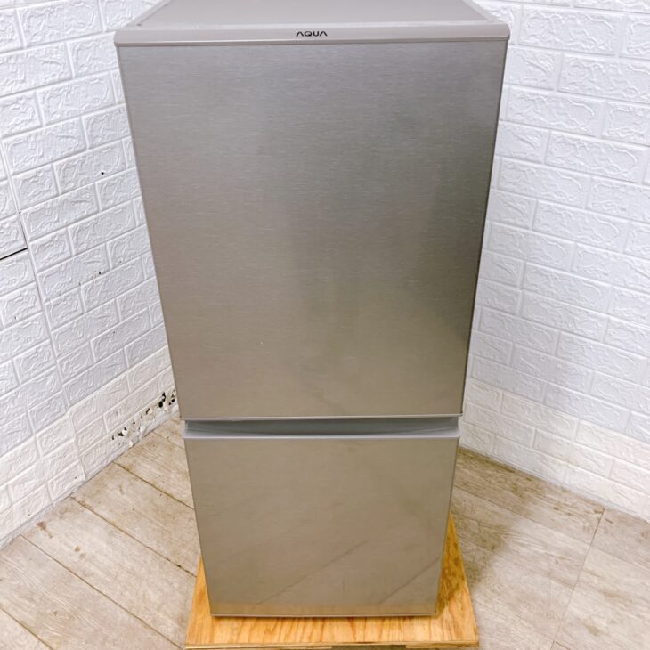 福島県双葉町へ出張買取 AQUA ノンフロン冷凍冷蔵庫 AQR-13J(S) 状態
