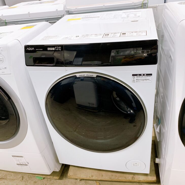 東京都杉並区でAQUA AQW-DX12R-L（2024年製）ドラム式洗濯乾燥機を出張