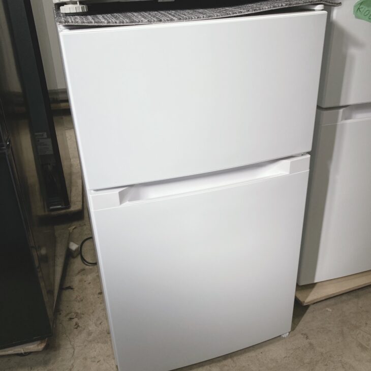 福島県塙町でノンフロン冷凍冷蔵庫 PRC-B092D-W 2025年製を出張買取