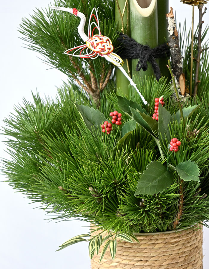 プレミアム門松 「極（きわみ）」【屋外・室内用】（高さ65cm）一対の