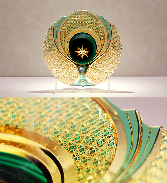 伝統工芸士 但野英芳 作品展」 | カガミクリスタル