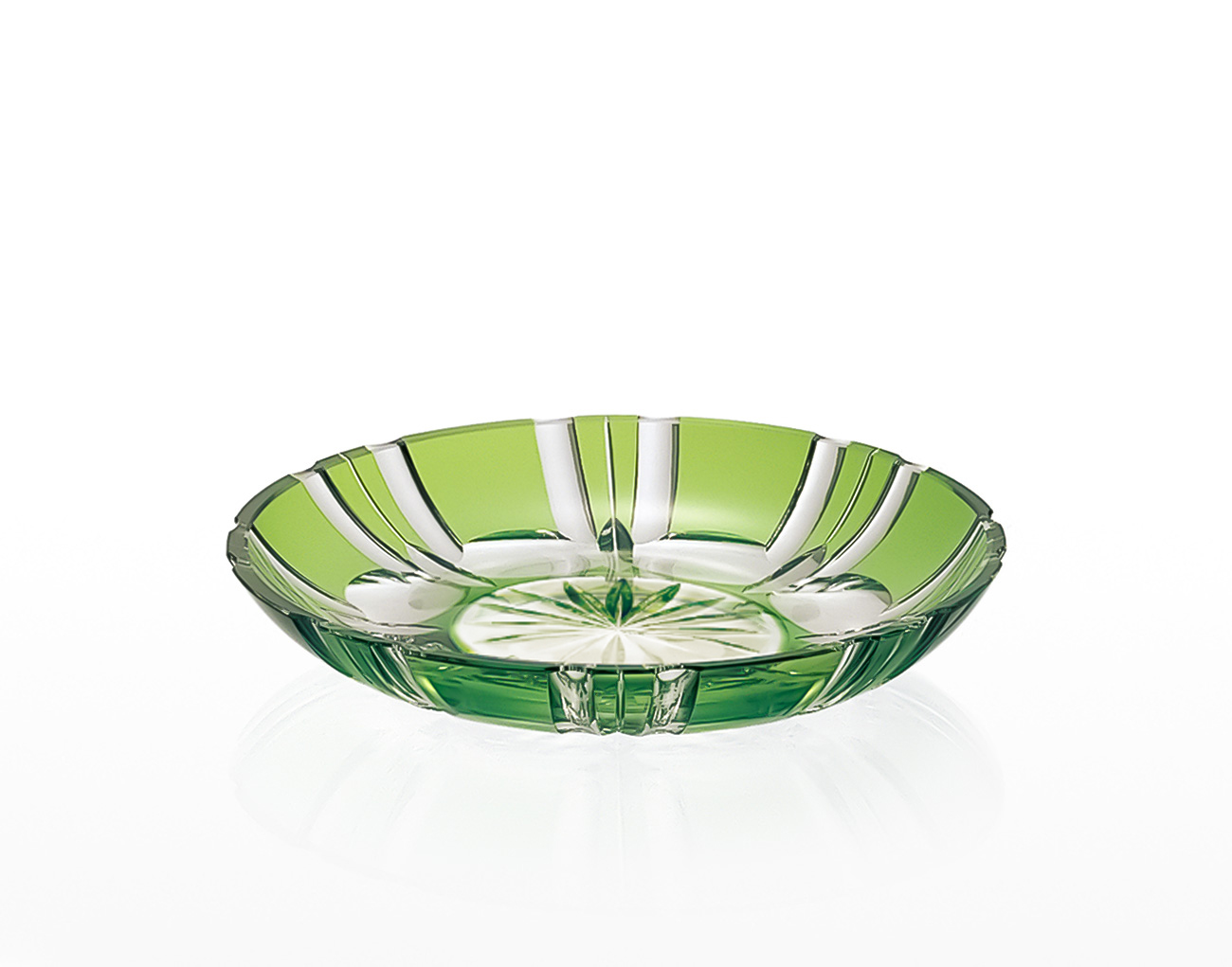 緑色陶器 透かし彫り 花と竹のデザイン （高さ30 cm） 緑色陶器 透かし