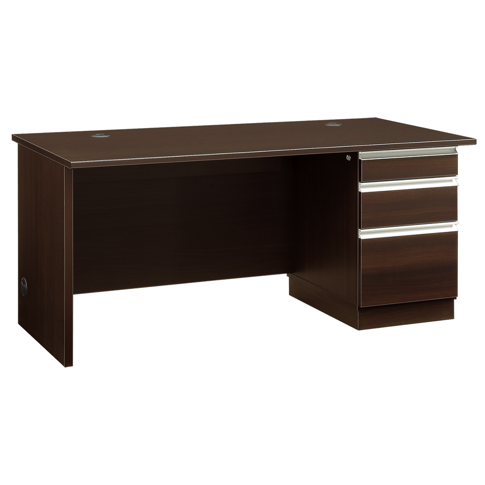 EQUTY エクティー 国産役員用片袖デスク 幅1600 奥行750 高さ714 MKG