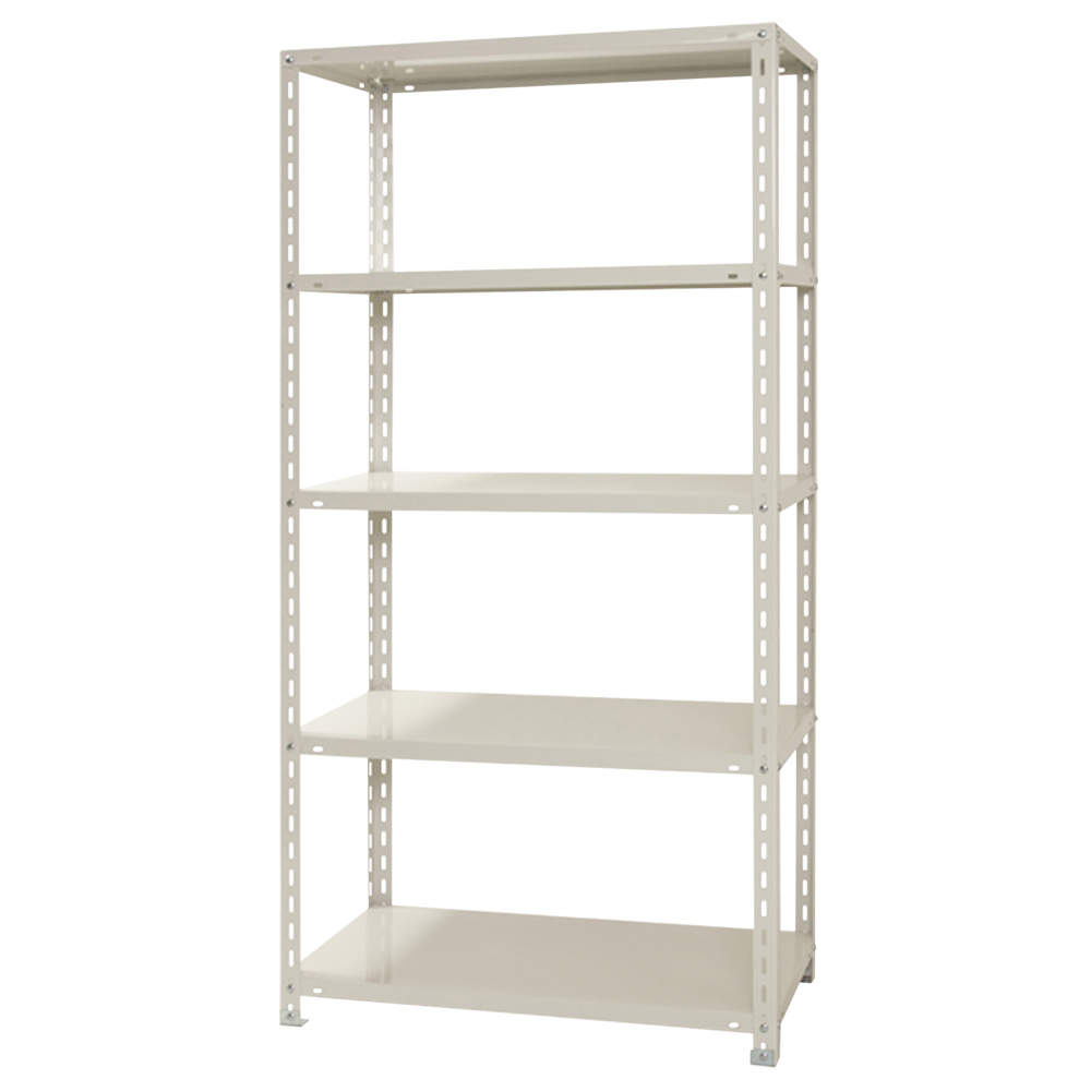 5段軽量スチールラック NCシリーズ 幅875 奥行450 高さ1800 NC875185