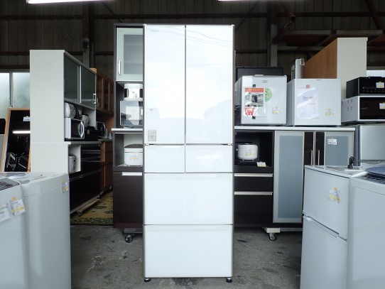 HITACHI 冷凍冷蔵庫 R-XG4300G(XW) 430L 2017年 R-XG4300G：日立の家電品