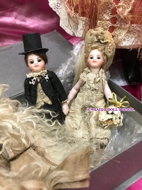 フレンチミニョネット ブライダルペア - 懐古どぉるMicico|和洋