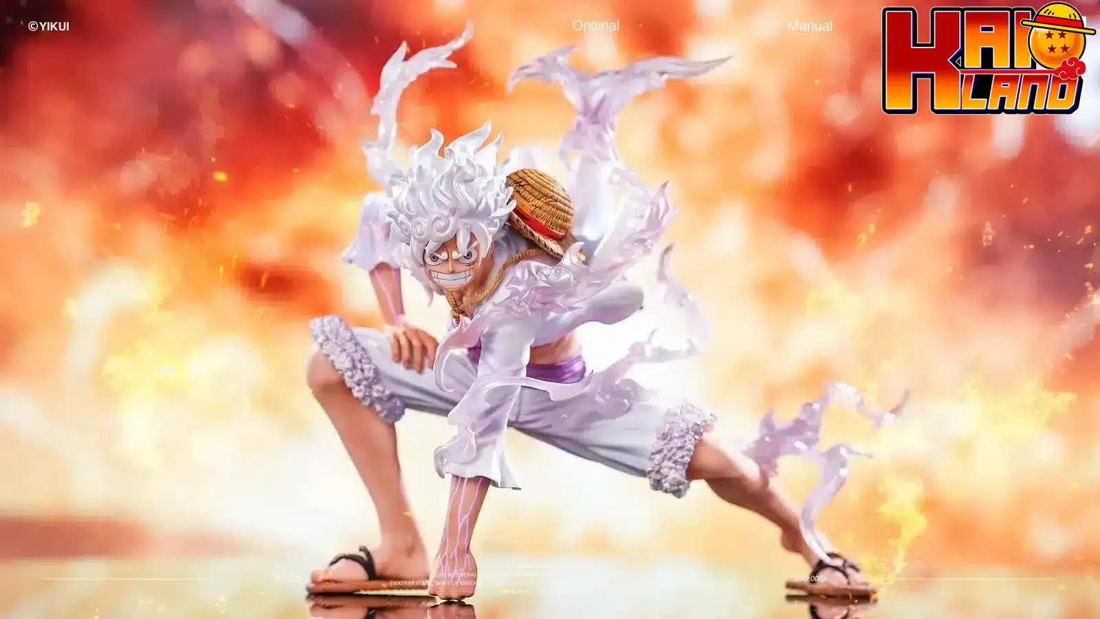 ワンピース LX スタジオ ギア 2 X ニカ ルフィ 樹脂製スタチュー