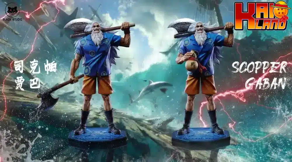 ワンピース ブラックスタジオ スコッパーギャバン 樹脂製スタチュー