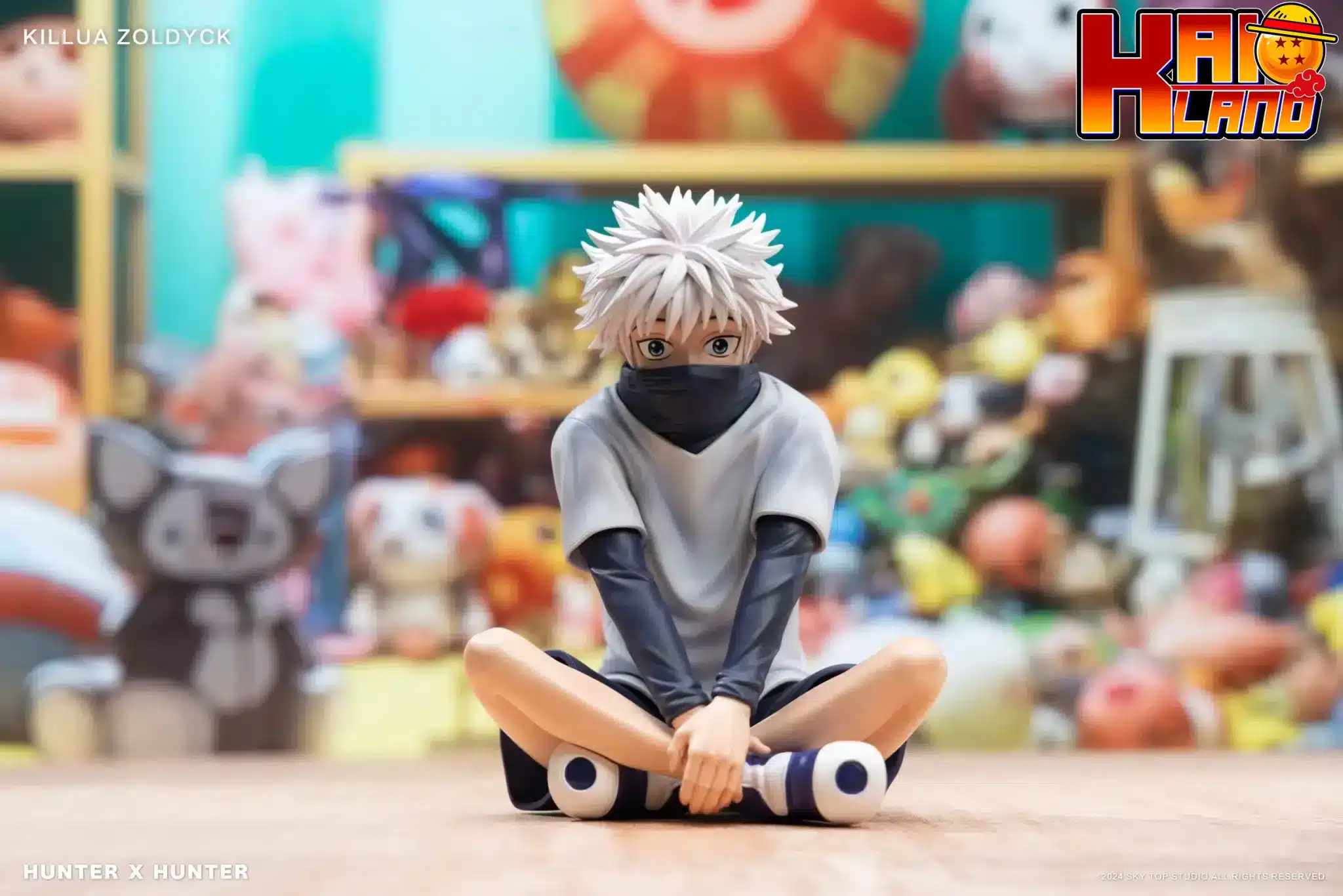 ハンター×ハンター クロススタジオ 座るキルア 樹脂像 - カイオランド