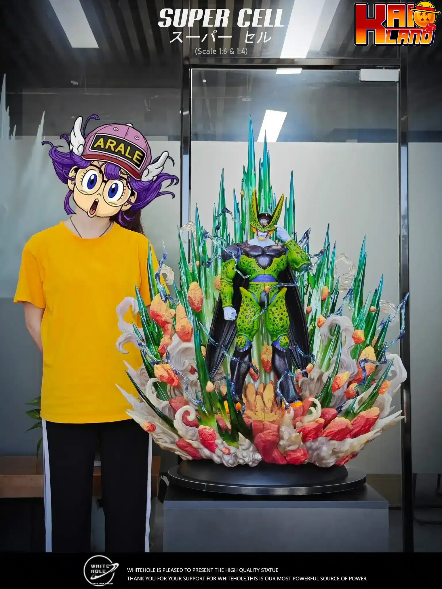 Dragon Ball White Hole Studio Super Cell Resin Statue - Kaioland