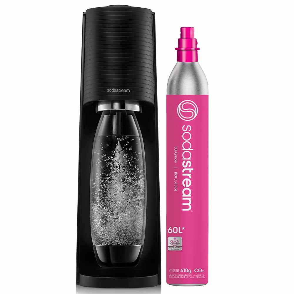 ソーダストリーム TERRA（テラ） ブラック スターターキット※店舗