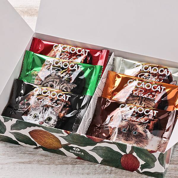 オンラインストア限定 ダダカ CACAOCAT Bake mini ミックス6個入