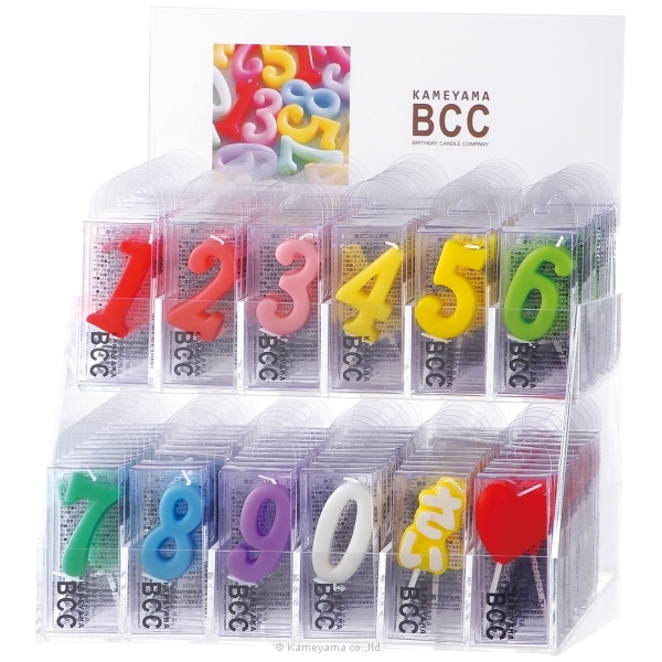 ナンバーキャンドルディスプレイセットMⅡ｜カメヤマローソク直営販売