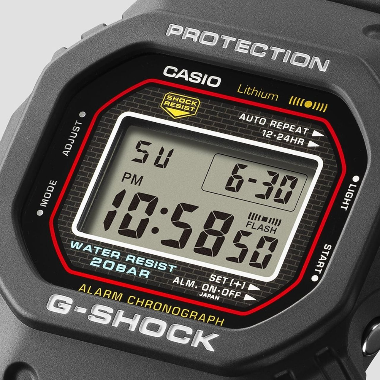 初代G-SHOCK 復刻モデル」DW-5000R-1AJF DW-5000R-1AJF｜メンズ｜G