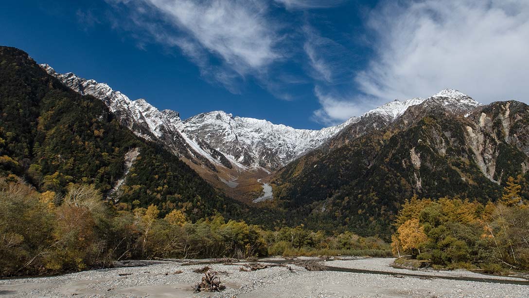 穂高連峰 – 上高地公式ウェブサイト