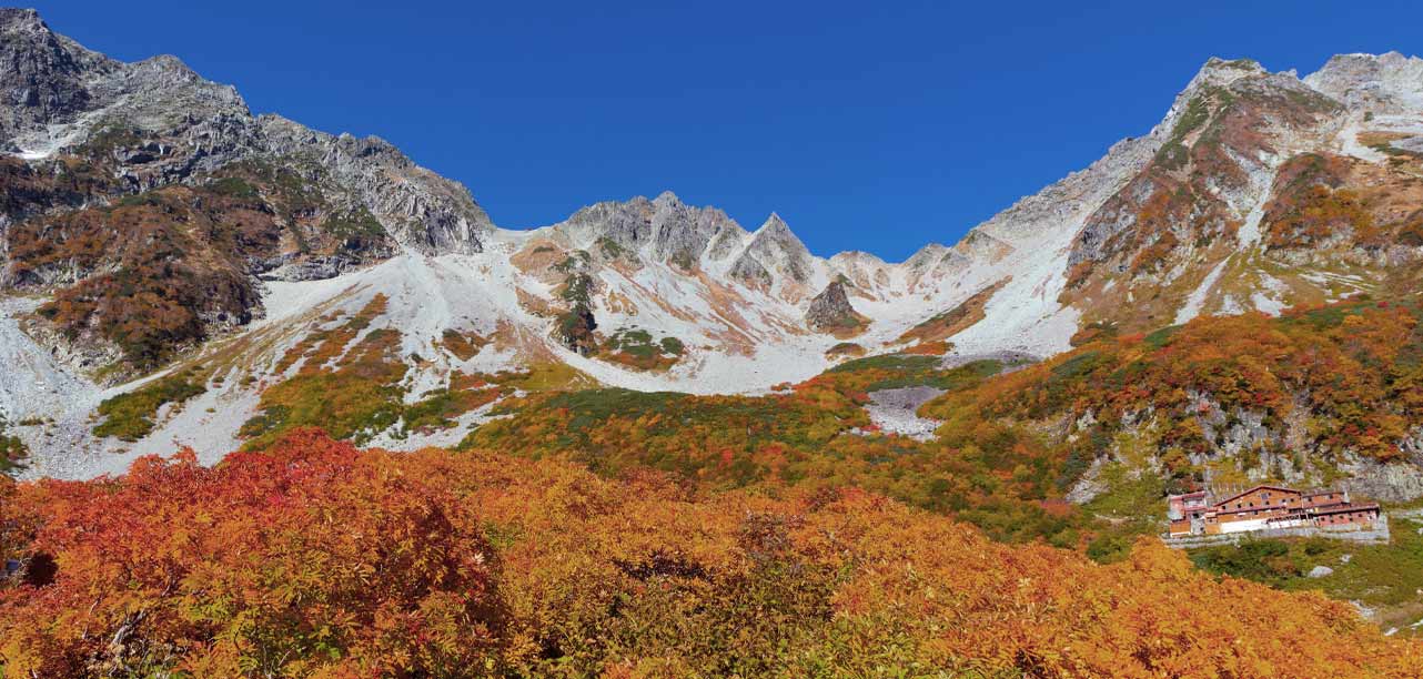 穂高連峰 – 上高地公式ウェブサイト