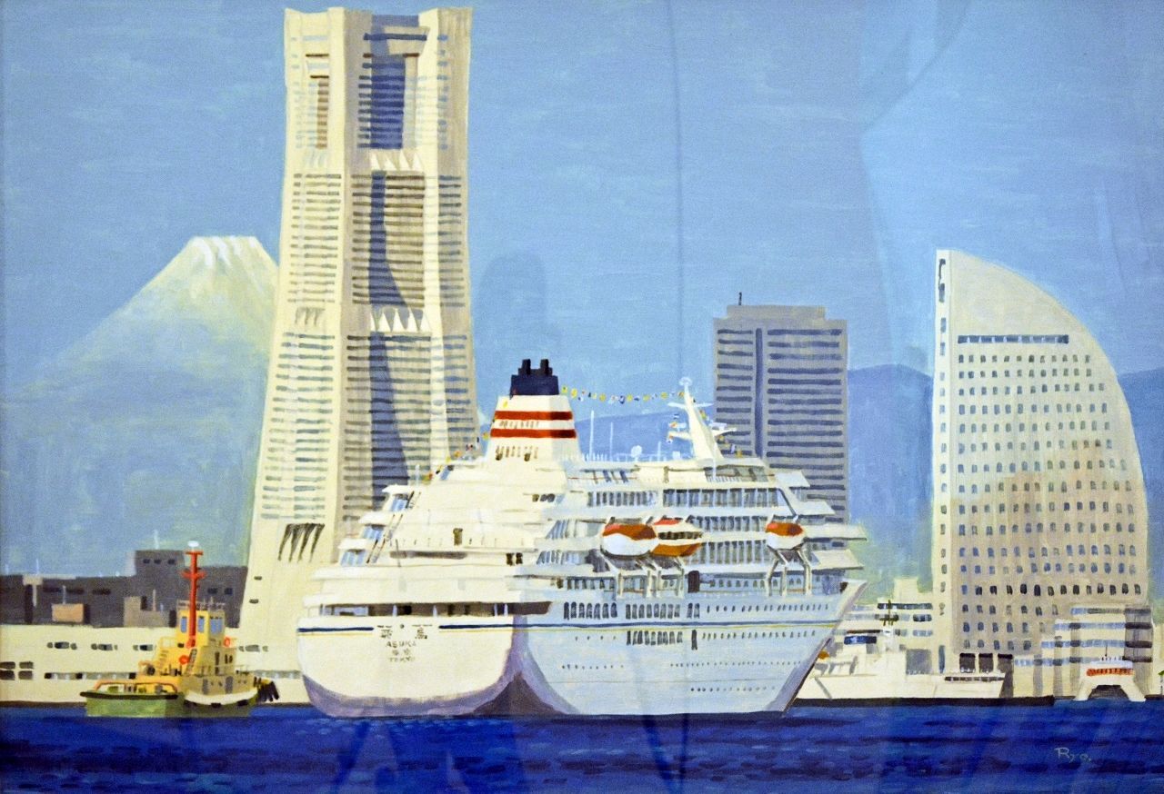 海と船と港の世界 20日からみなと博物館で画家・柳原良平展 | 話題